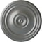 Ekena Millwork Reece Ceiling Medallion (Fits Canopies up to 6 3/4"), Hand-Painted Silver, 21"OD x 1 1/4"P CM21RESLS - alternate 1